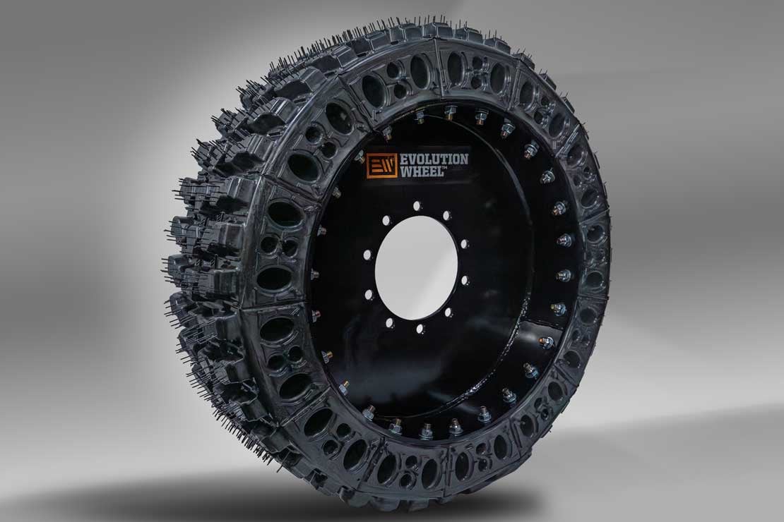 EWRS-AT-WL solid wheel loader tire and rim  