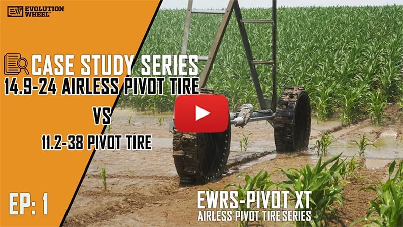 14.9-24 Airless Pivot Tire VS. 11.2-38 Pivot Tire | Track Depth Case Study EP: 1 - EWRS-PIVOT XT