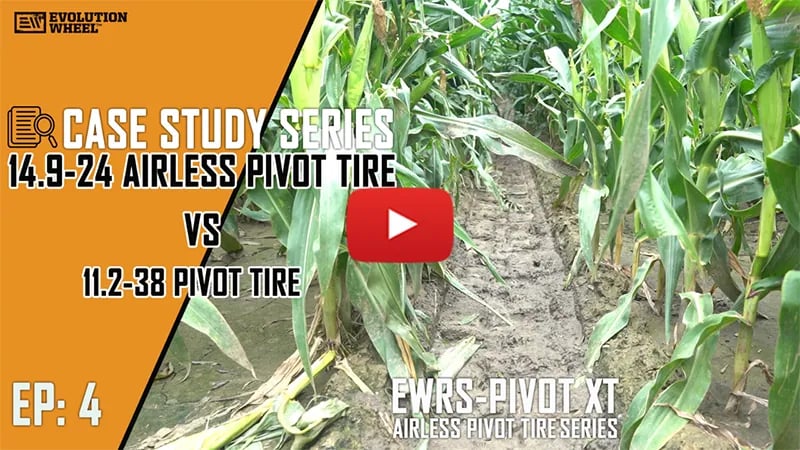 14.9-24 Airless Pivot Tire VS. 11.2-38 Pivot Tire | Track Depth Case Study EP: 4 - EWRS-PIVOT XT