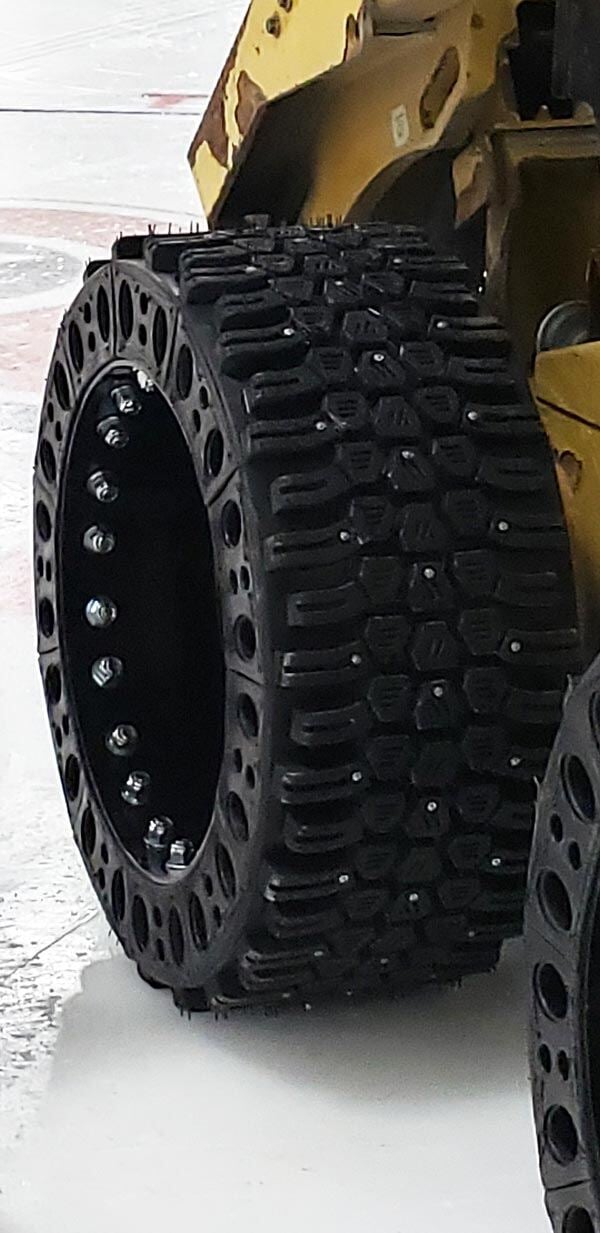 Skid Steer solid snow tires