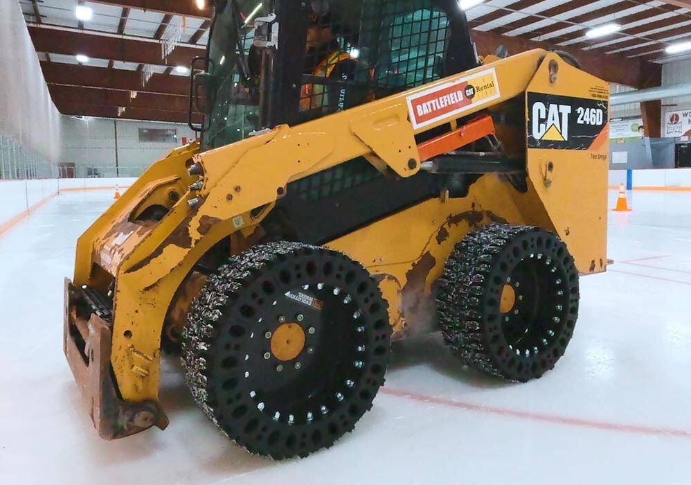 skid steer tire for snow